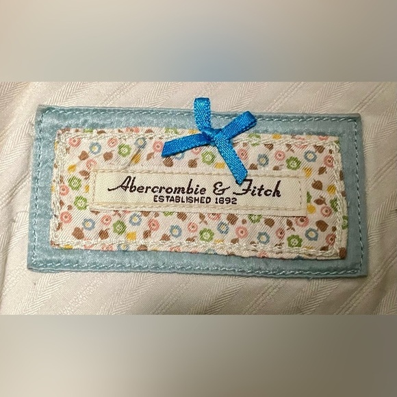 Abercrombie & Fitch Blue Green Plaid Pleated Mini Skirt Peekaboo Lace Size 4 - Picture 7 of 16